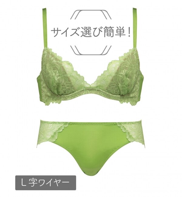 イージーステップブラ + ショーツセット (C846)|Chut! INTIMATES