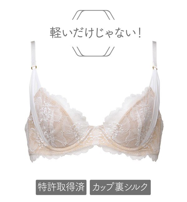 薄くて軽い！着けてることを忘れるブラジャー】シアーライトブラ [LUXE