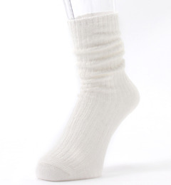 【ジュウナナドシー バイ ブロンドール/17℃ by Blondoll】 (ソックス)綿シルクソフトスラブリブ [3000円(税込)以上で送料無料]