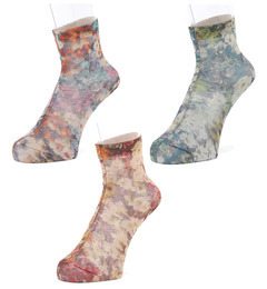 【ジュウナナドシー バイ ブロンドール/17℃ by Blondoll】 (ソックス)アートジャルダンスリムラメP [3000円(税込)以上で送料無料]