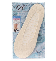【ジュウナナドシー バイ ブロンドール/17℃ by Blondoll】 (フットカバー)幾何ボーダークール [3000円(税込)以上で送料無料]