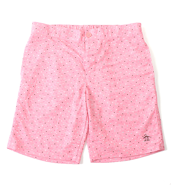 【サンアイリゾート サンアイミズギラクエン/San-ai Resort(三愛水着楽園)】 【Munsingwear】ワンポイント入りドット柄ショートパンツ