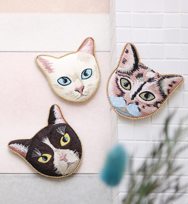 594円 【SALE/78%OFF】 カンカン KANKAN キャット刺繍ミラー ミックス 594円 【SALE/78%OFF】 カンカン KANKAN キャット刺繍ミラー ミックス