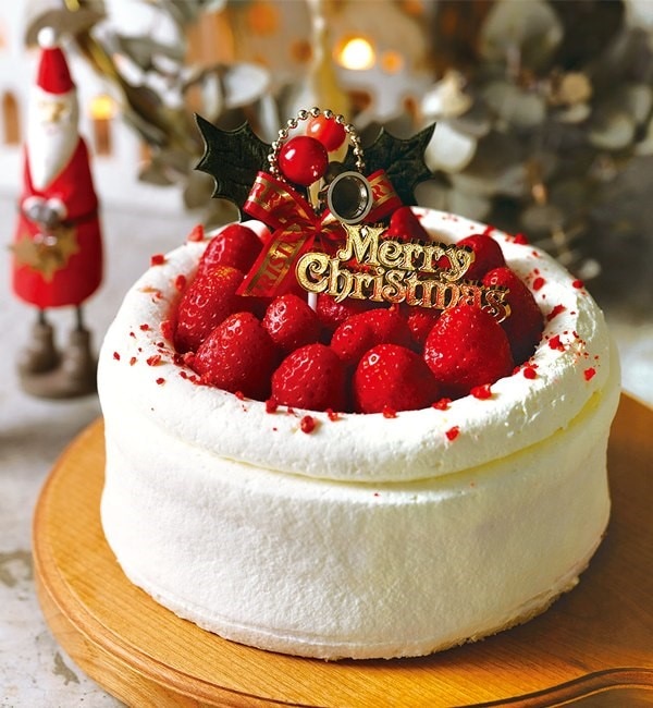 苺と純生クリームのショートケーキ,ルミネ クリスマスケーキ